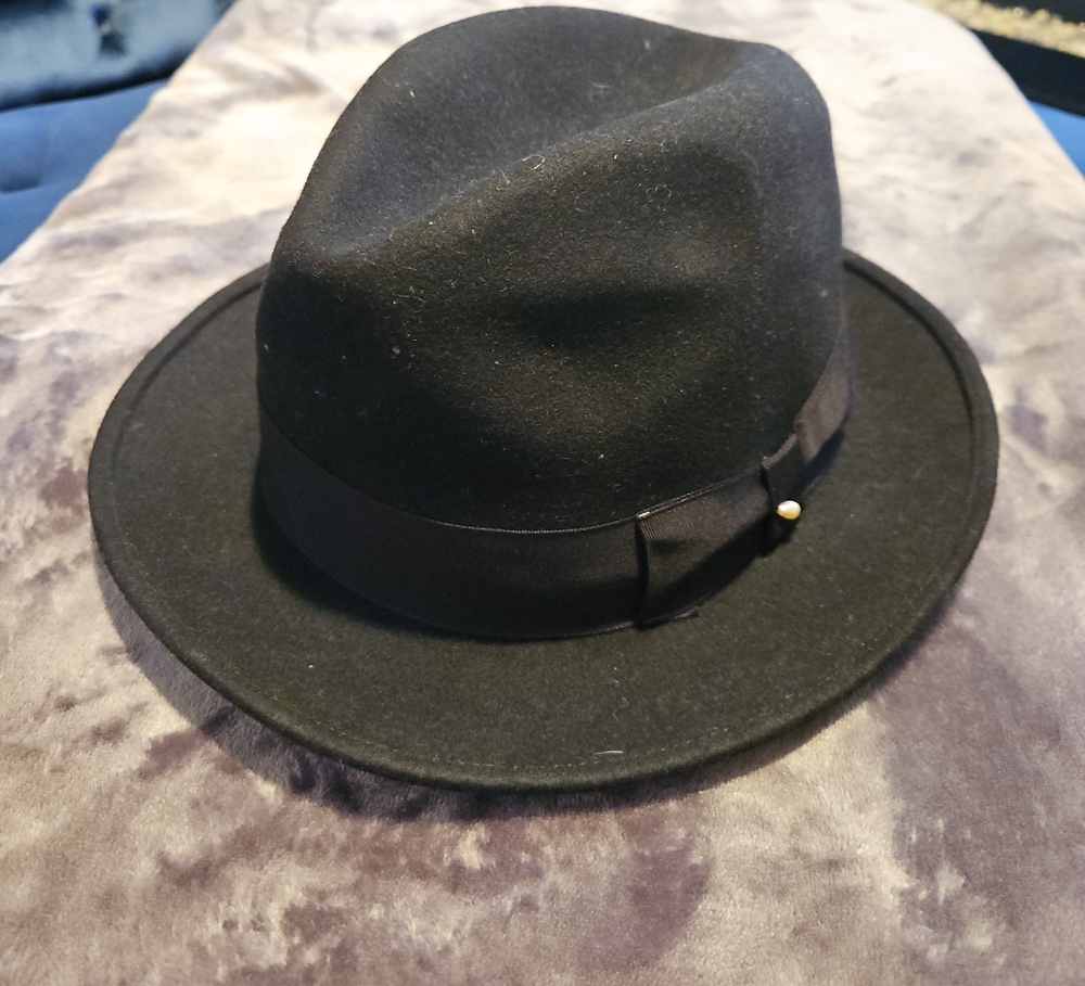 Classic Black Fedora Hat